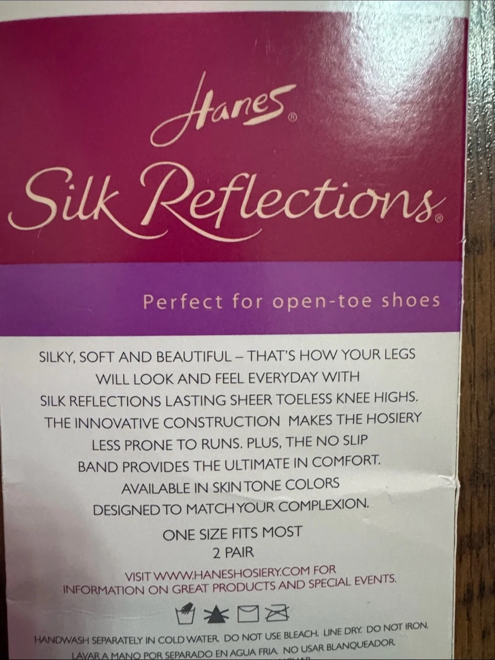 Hanes hosiery